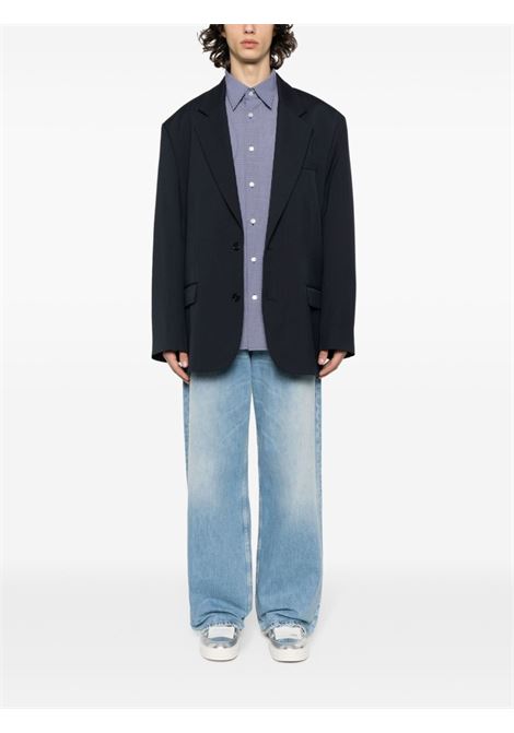 Blazer monopetto in blu - uomo ACNE STUDIOS | BH0180833